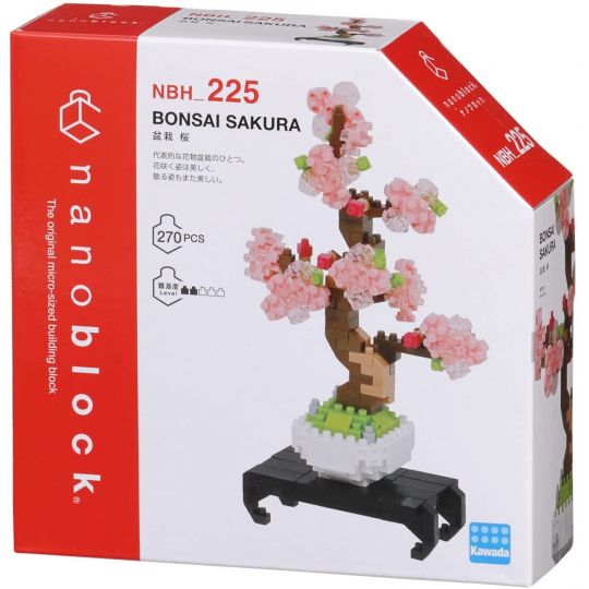 KAWADA - Nanoblock Bonsai Sakura Tree NBH-225