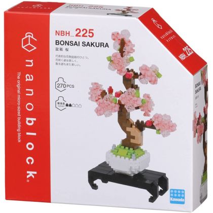 KAWADA - Nanoblock Bonsai Sakura Tree NBH-225