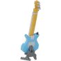 KAWADA - Nanoblock Electric Guitar Pastel Blue NBC-346