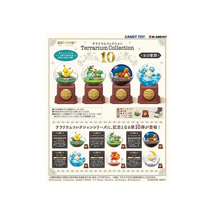 RE-MENT POKEMON - Terrarium Collection 10 Box