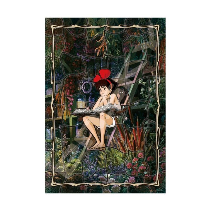 Ghibli - Kiki la petite sorcière - Puzzle effet vitrail La ville de Ko