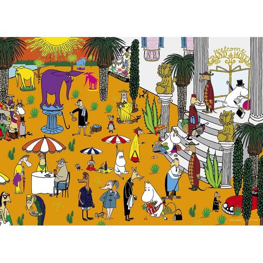 YANOMAN - MOOMIN 500 Piece Jigsaw Puzzle 05-1047