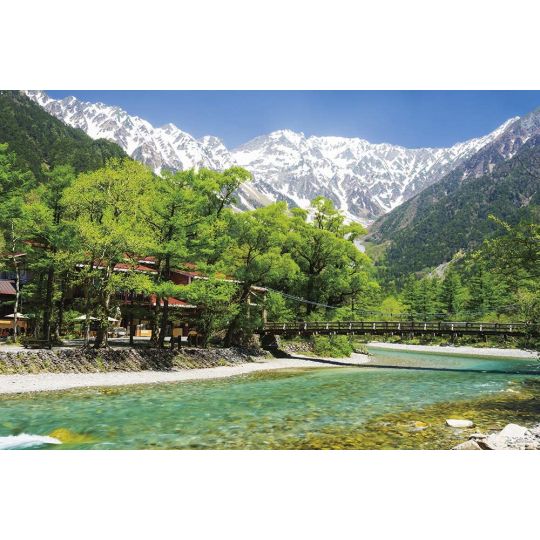 YANOMAN - Kappa Bridge (Kappabashi), Mount Myojindake & Mount Hotaka - 1000 Piece Jigsaw Puzzle 10-1363