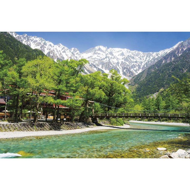 YANOMAN - Kappa Bridge (Kappabashi), Mount Myojindake & Mount Hotaka - 1000 Piece Jigsaw Puzzle 10-1363