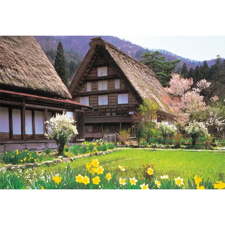 YANOMAN - Le Village de Shirakawa-gō - Jigsaw Puzzle 300 pièces 03-870