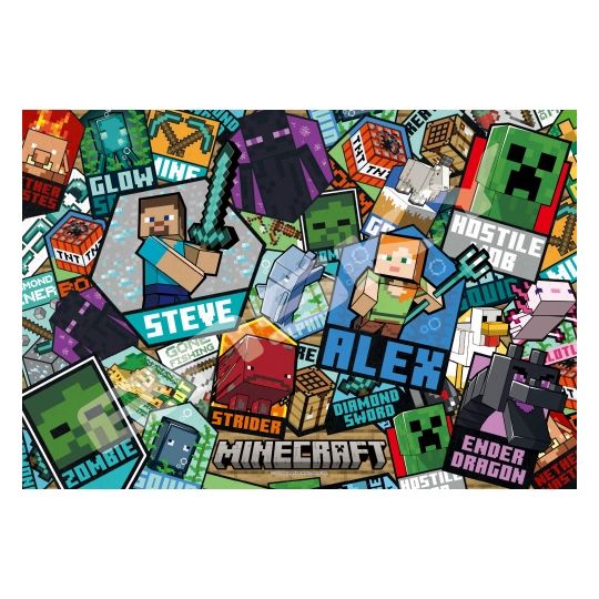 ENSKY - MINECRAFT Emblem Collection - Jigsaw Puzzle 300 pièces 300-1791