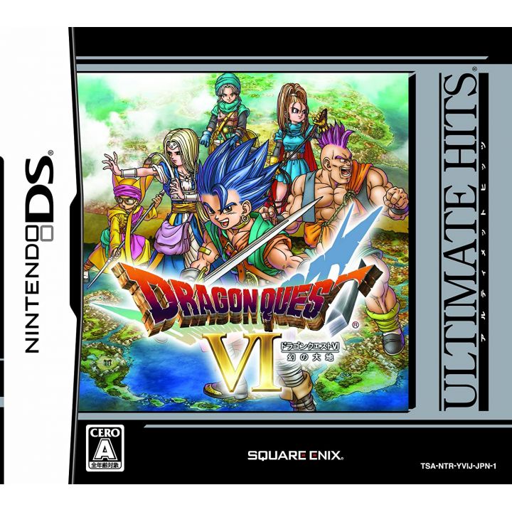 SQUARE ENIX - Dragon Quest VI: Maboroshi no Daichi (Ultimate Hits)  For Nintendo DS