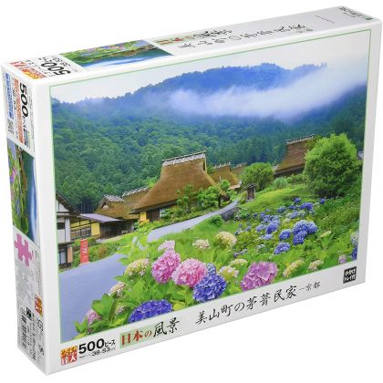 EPOCH - Les Toits de Chaume de Miyama - Jigsaw Puzzle 500 pièces 05-118