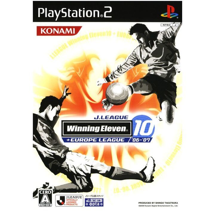 Konami - J-League Winning Eleven 10 + Europe League '06-'07 For Playstation 2