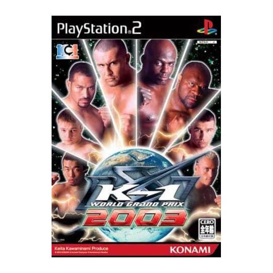 K-1 WORLD GRAND PRIX 2003 PS2 Konami Sony PlayStation 2 From Japan