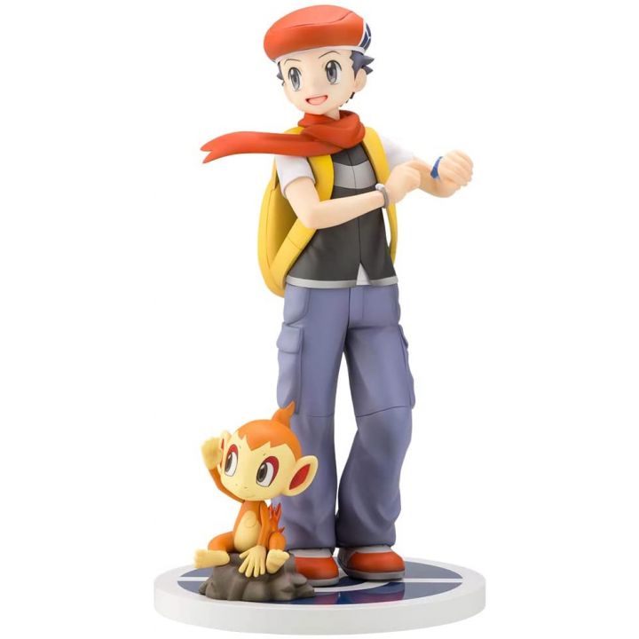 KOTOBUKIYA ARTFX J Pokemon Series - Lucas with Chimchar Figure