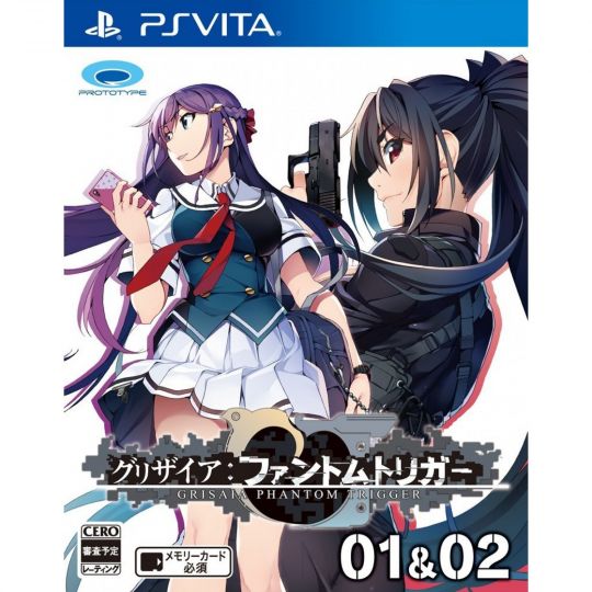 Prototype Grisaia Phantom Trigger 01 & 02 PS Vita SONY Playstation JAPANESE VERSION