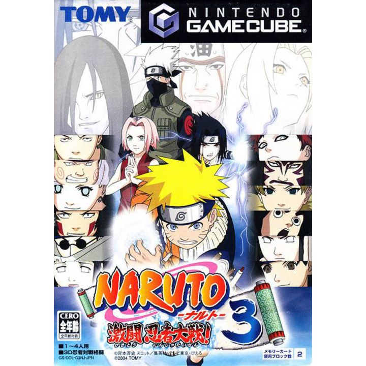 Tomy - Naruto: Gekitou Ninja Taisen 3 for NINTENDO GameCube