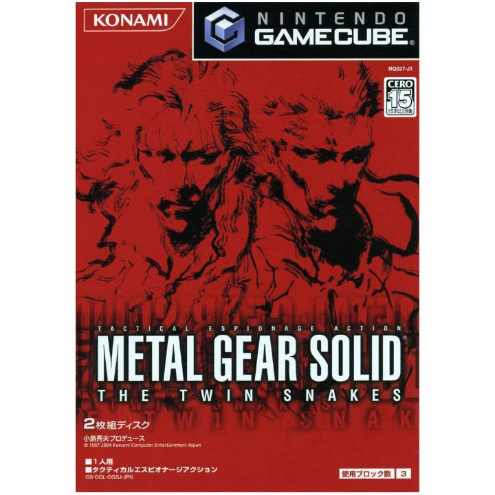 Konami - Metal Gear Solid: The Twin Snakes for NINTENDO GameCube