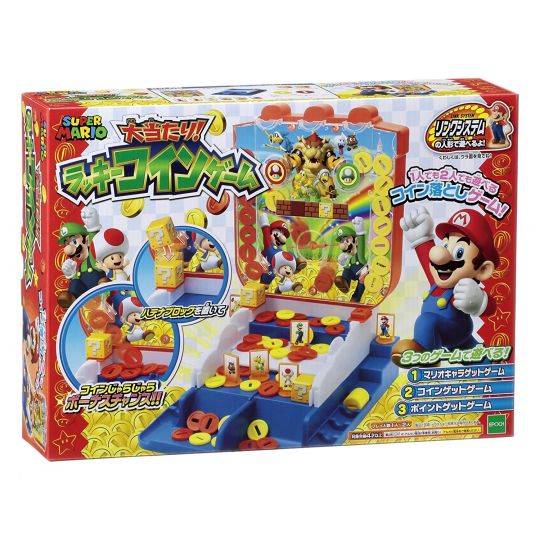 Epoch Super Mario Hit Lucky Coin Game Nintendo