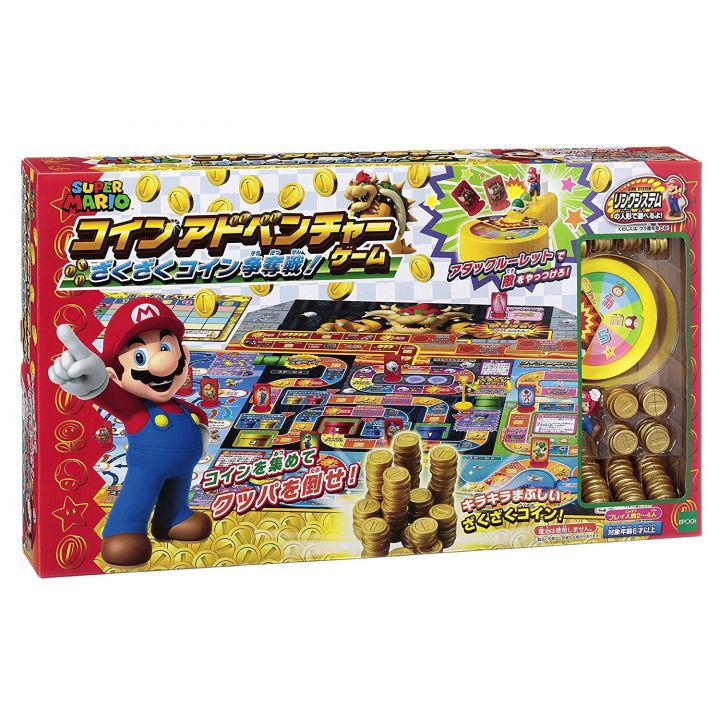 Epoch Super Mario Coin adventure Game  zakuzaku Kinniku Coin Nintendo