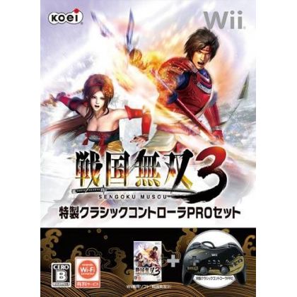 Koei Tecmo Games - Sengoku Musou 3 (Edición limitada, incluye mando clásico especial Pro) para Nintendo Wii
