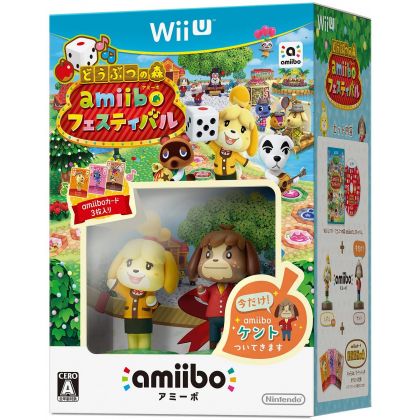 Nintendo - Doubutsu no Mori: amiibo Festival (with amiibo Shizue & Kento) for Nintendo Wii U