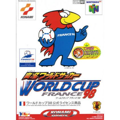 Konami - Live World Football World Cup France 98 pour Nintendo 64