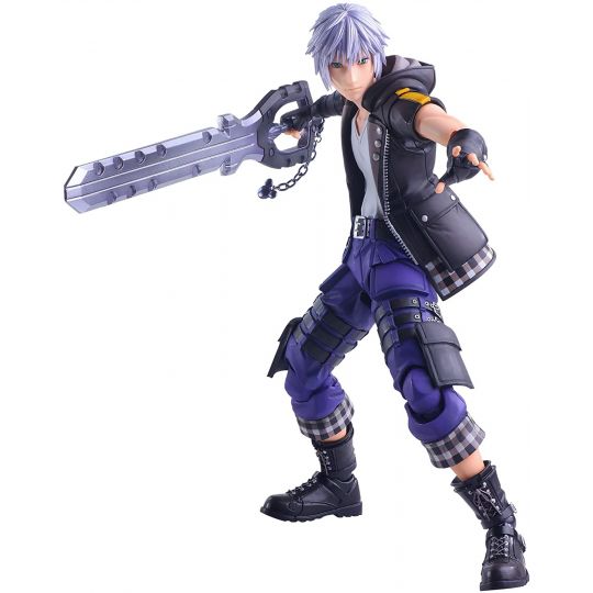 SQUARE ENIX - Kingdom Hearts III Play Arts Kai - Figura de lujo de Riku