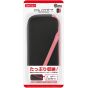 Columbus Circle - Slim Soft Pouch (Black Coral) for Nintendo Switch (EL & Classic) CC-NSSSP-BC)