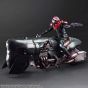 SQUARE ENIX - Final Fantasy VII REMAKE Play Arts Kai - Shinra Elite Security Officer & Motorcycle Set