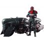 SQUARE ENIX - Final Fantasy VII REMAKE Play Arts Kai - Set ufficiale di sicurezza Shinra Elite e motocicletta