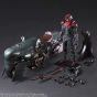 SQUARE ENIX - Final Fantasy VII REMAKE Play Arts Kai - Shinra Elite Security Officer & Motorcycle Set