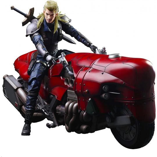 SQUARE ENIX - Final Fantasy VII REMAKE Play Arts Kai - Set Roche e Motocicletta