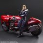 SQUARE ENIX - Final Fantasy VII REMAKE Play Arts Kai - Set Roche e Motocicletta