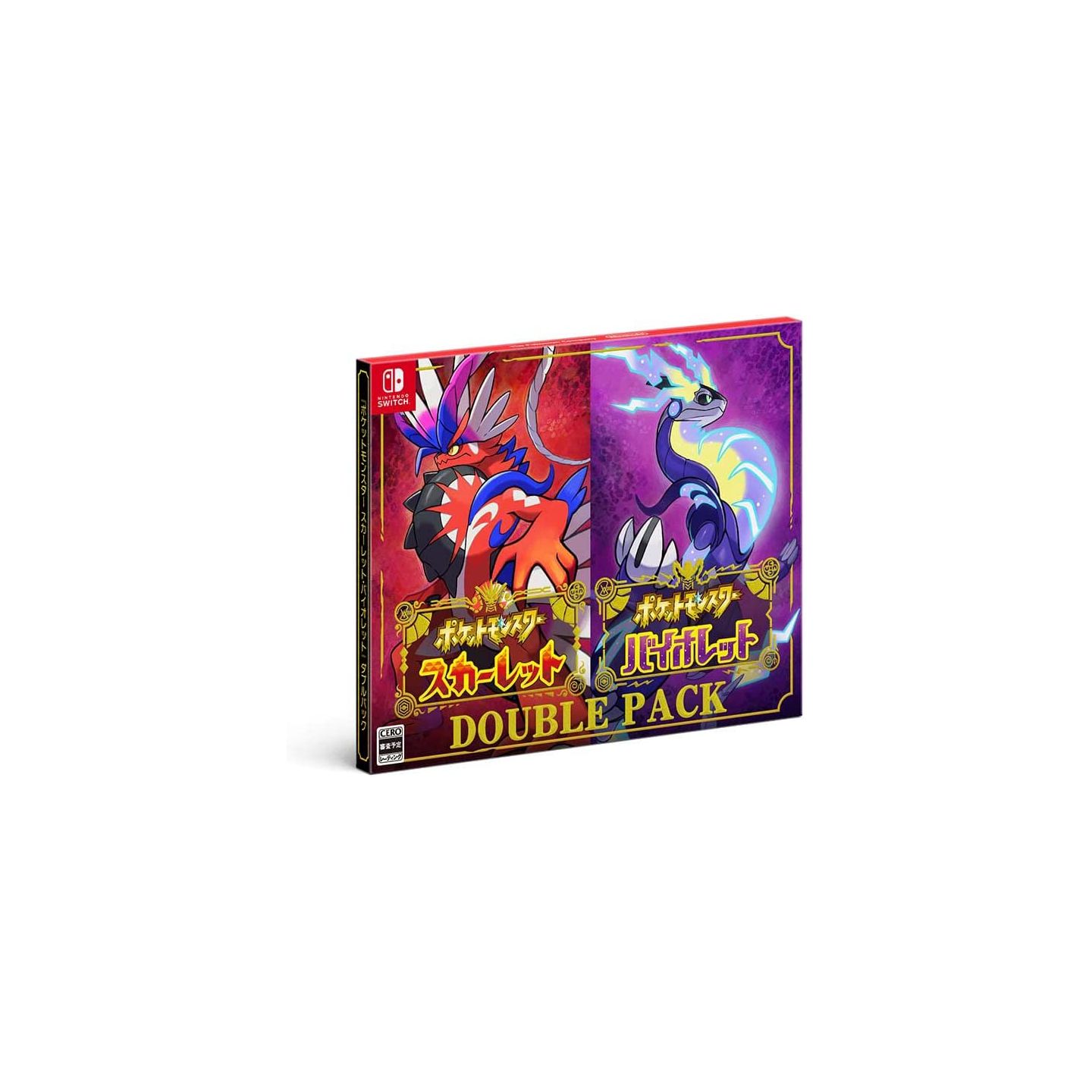 Nintendo Switch Pokemon Scarlet Violet Double Pack Japan NEW