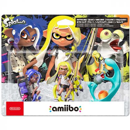 NINTENDO Amiibo - Triple Set Octoling blue/Inkling yellow/Smallfry (Splatoon)