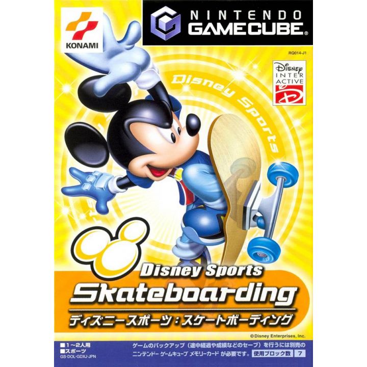 Konami - Disney Sports: Skateboarding pour NINTENDO GameCube