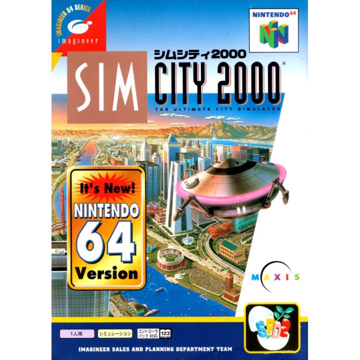 Imagineer - Sim City 2000 for Nintendo 64