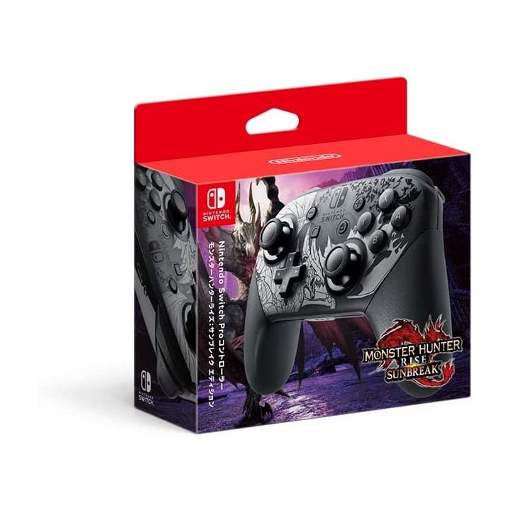 Nintendo - Switch Pro Controller Monster Hunter Rise: Sun Break Edition for Nintendo Switch