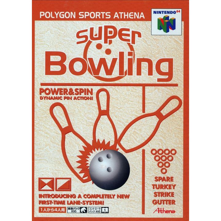 Athena - Super Bowling for Nintendo 64