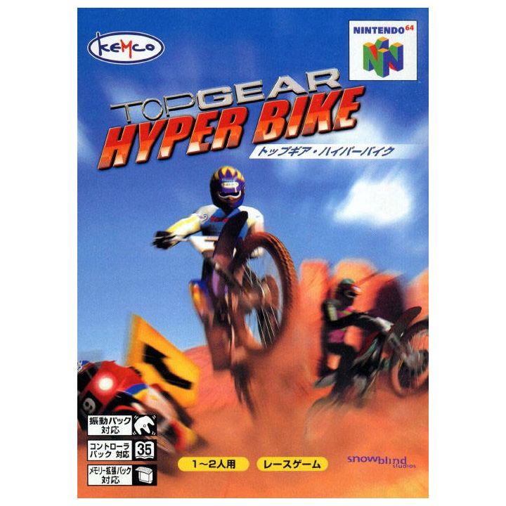 Kemco - Top Gear Hyper-Bike pour Nintendo 64