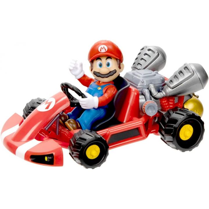 Jakks - The Super Mario Brothers Movie Pull Back Kart Mario
