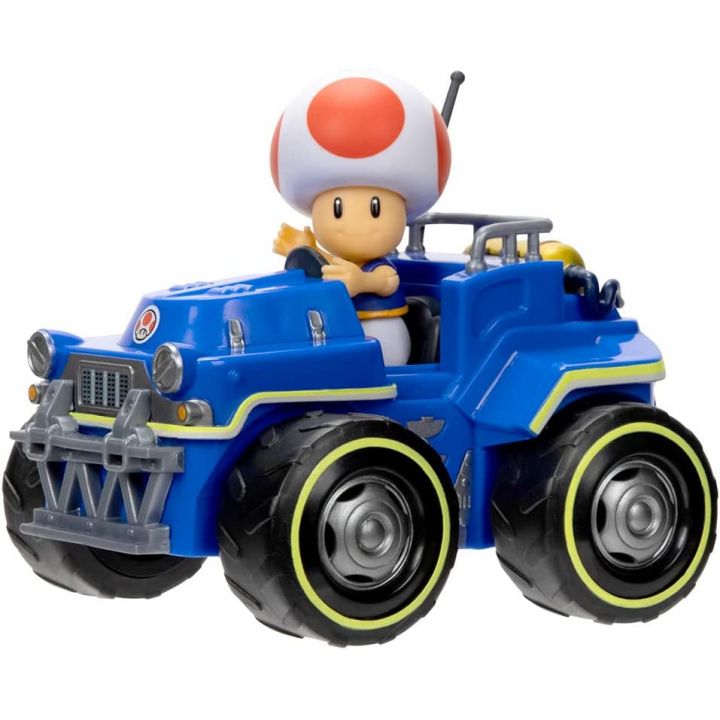 Jakks - The Super Mario Brothers Movie Pull Back Kart Toad