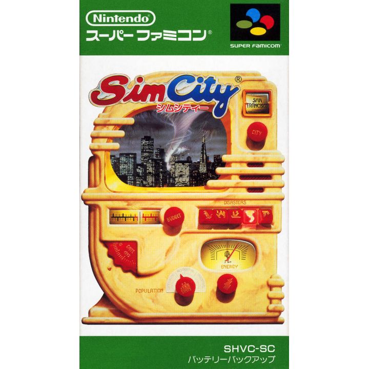 Nintendo - Sim City for Nintendo Super Famicom