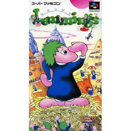 Sunsoft - Lemmings pour Nintendo Super Famicom