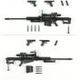 TOMYTEC - Little Armory LABH02 Biohazard Infinite Darkness Weapons 2 Plastic Model