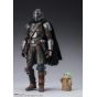 Bandai - S.H.Figuarts "Star Wars: The Mandalorian" Mandalorian & Grogu