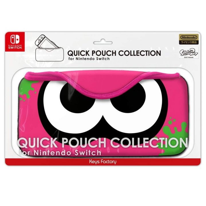 Keys Factory Quick Pouch Collection For NIntendo Switch Splatoon  2  series