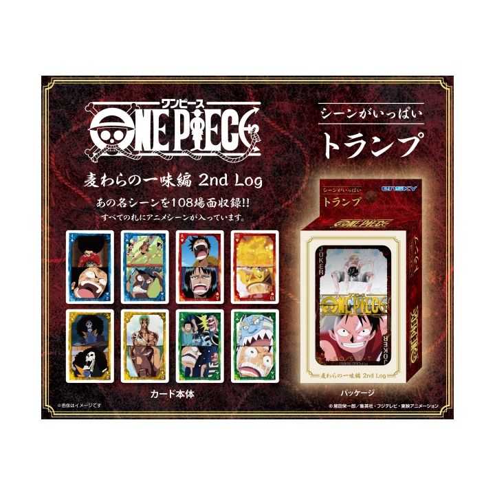 Ensky One Piece Scene Plenty of Playing Cards Straw Hat Crew Edition 2nd log