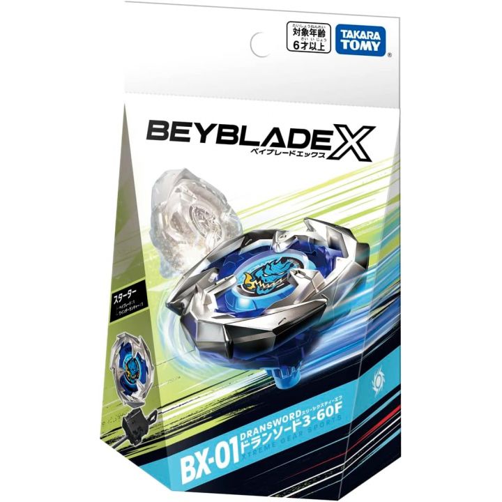 TAKARA TOMY Beyblade X BX-01 Starter, Espada Dran, 3-60F