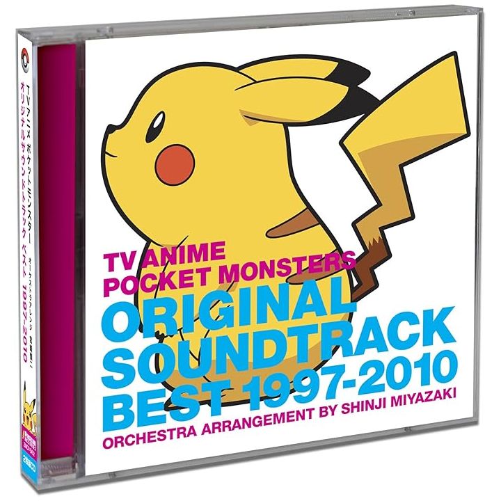 Media factory TV Anime Pokémon Original Soundtrack Best 1997-2010 Orchestral Arrangements by Shinji Miyazaki CD Anime
