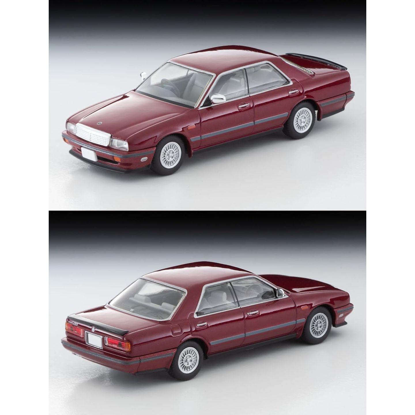 Tomica TLV-N340a Nissan Gloria Cima TYPE-II S Red 1990