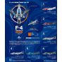 F-Toys F-4 Phantom II Highlights 10 Pieces Candy Toy Gum Model