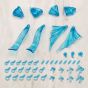 Kotobukiya M.S.G Modeling Support Goods Dress-up Parts Cute Ribbon Set Sky Blue Ver Plastic Model